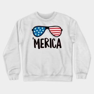 Merica Shades Crewneck Sweatshirt